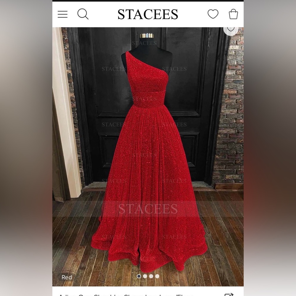 Red Sequin Dress